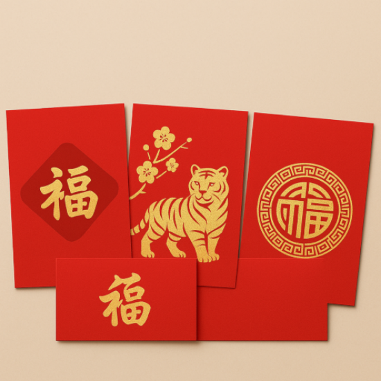 Picture of Tall Red Packets